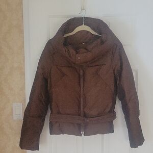 Motivi Vintage Brown Puffer Jacket